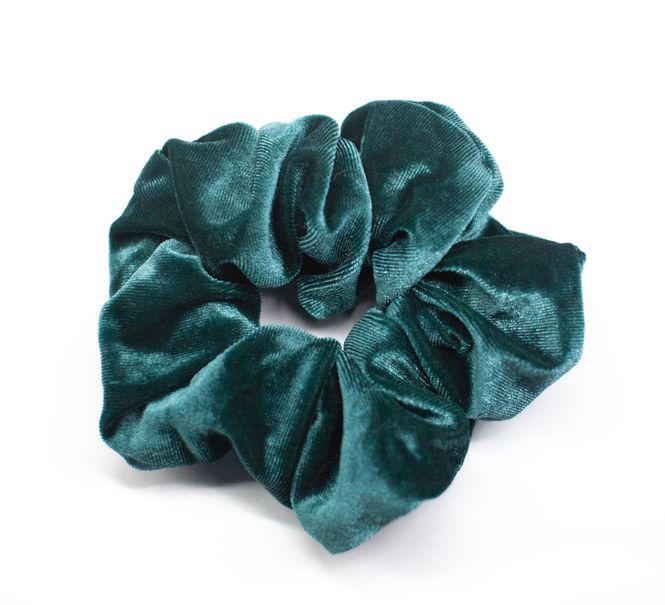 Hovedbilde Scrunchie Stor Petrol